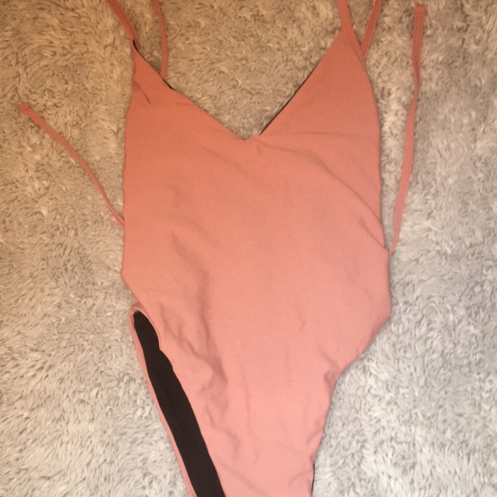 Pink one piece